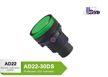 Professional Green Led Indicator Light Led Voltage Indicator AD22-30DS
