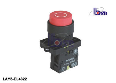 LAY5（XB2）-EL4322 red color spring return flat button push button swithes